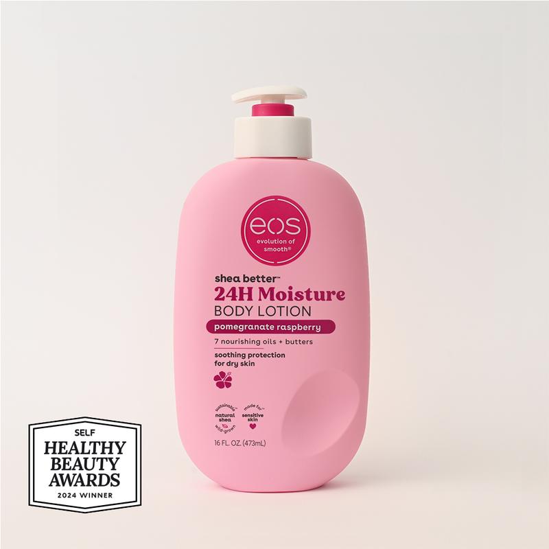 Pomegranate Raspberry Body Lotion, Moisturizing Shea Body Care, Hypoallergenic & Made for Sensitive Skin