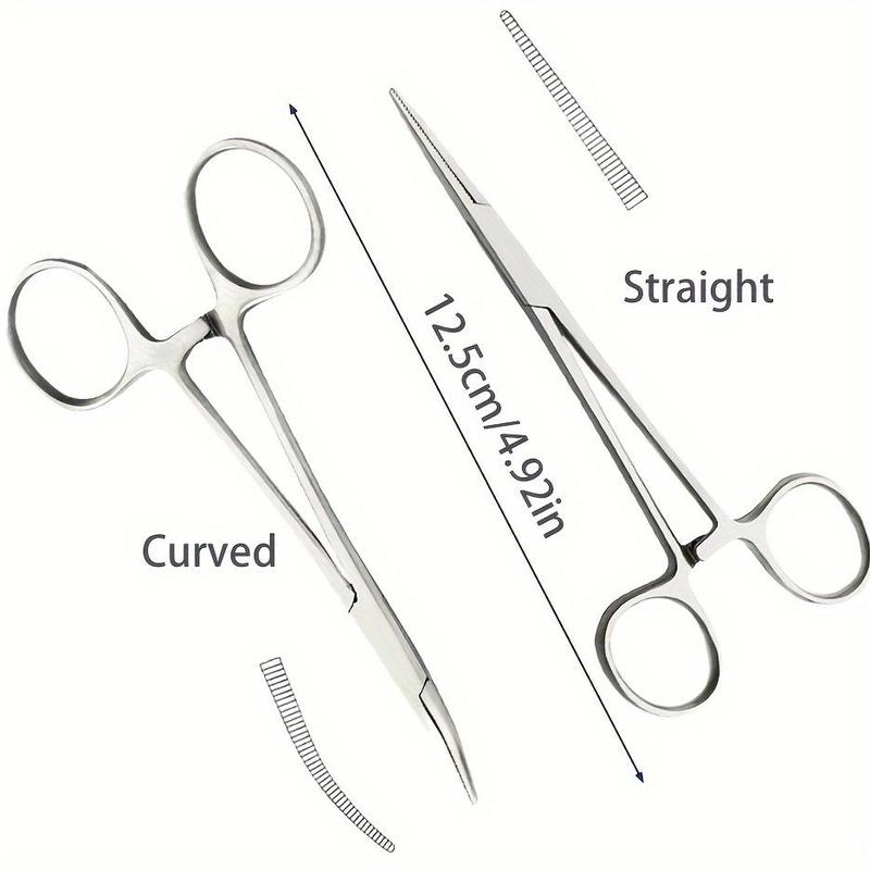 Stainless Steel Hemostatic Forceps, 1 Count Pet Ear & Nose Hair Puller, Cosmetic Hemostatic Forceps Locking, Hand Tools for Home & Office