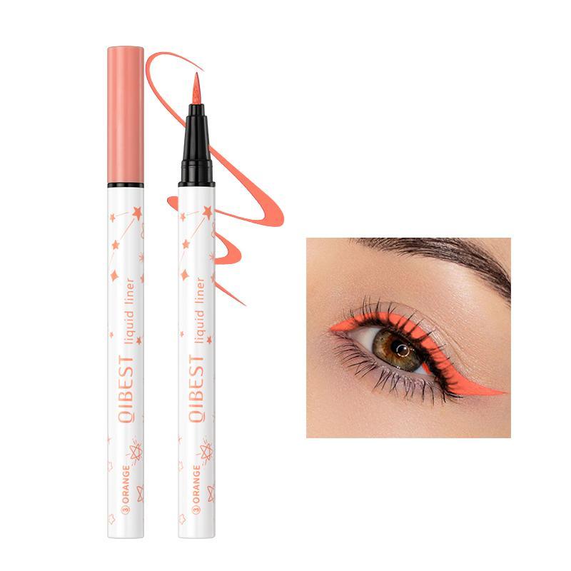 Long Lasting Eyeliner Pen, 1 Count Waterproof Liquid Eyeliner, Sweat Proof Fine Tip Eyeliner Pen, Quick Drying Eyeliner Pen with Precise Flexible Tip and Comfortable Grip