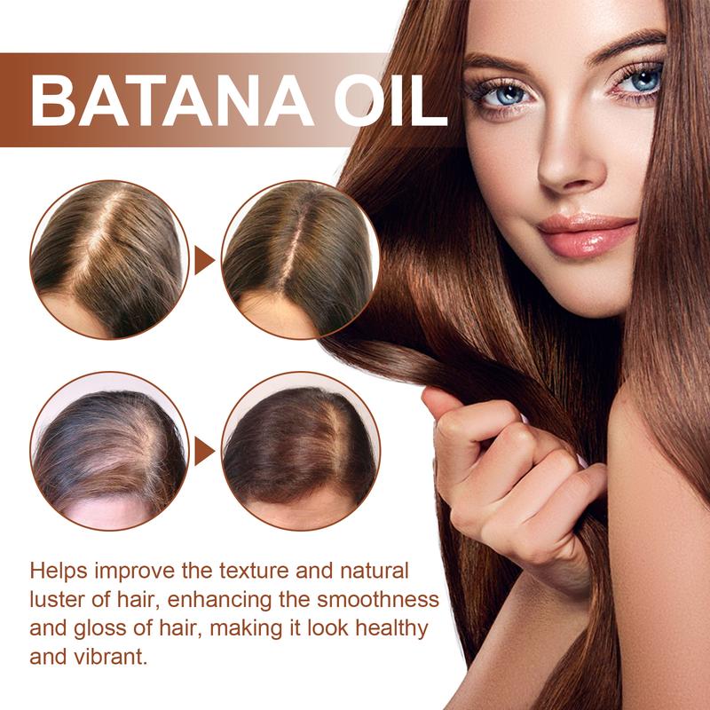 Batana Oil for Hair Growth Anti-Hair Loss, Wash & Care.Prevent Loss, Make Hair Healthy, Fuller. Suits Damaged,Dry. Natural Scalp Care Haircare Comfort