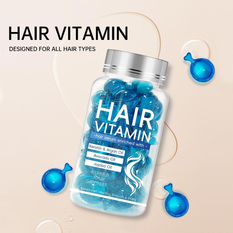 Hair Vitamin Capsule, 3 Boxes(40pcs box) Hair Care Serum Capsule, Professional Hair Care Product for Women & Men All Hair Types