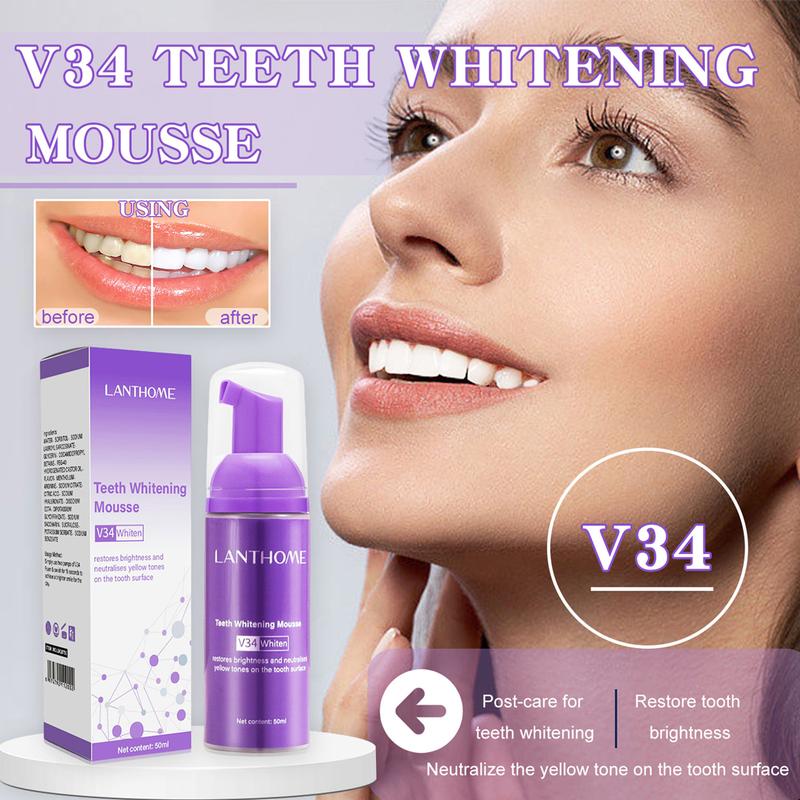 v34 Colour Corrector, Tooth Stain Concealer, Teeth Whitening Booster, Purple Toothpaste, Colour Correcting, Hismile V34, Hismile Colour Corrector, Tooth Colour Corrector