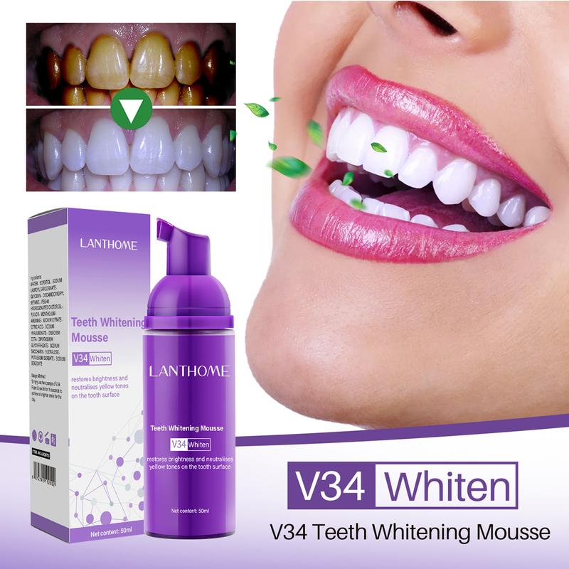 v34 Colour Corrector, Tooth Stain Concealer, Teeth Whitening Booster, Purple Toothpaste, Colour Correcting, Hismile V34, Hismile Colour Corrector, Tooth Colour Corrector