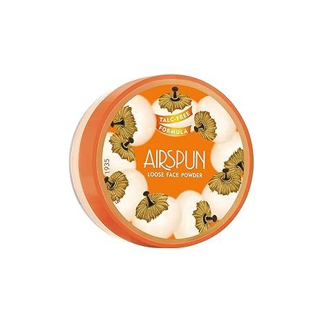 Airspun Loose Powder, 005 Translucent Extra Coverage, 1.2 oz, Talc Free, Flawless Foundation, Makeup Smooth