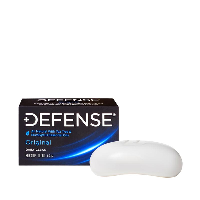 Defense Soap Original Triple Milled Bar Soap with Tea Tree and Eucalyptus Oil for Antimicrobial Benefits