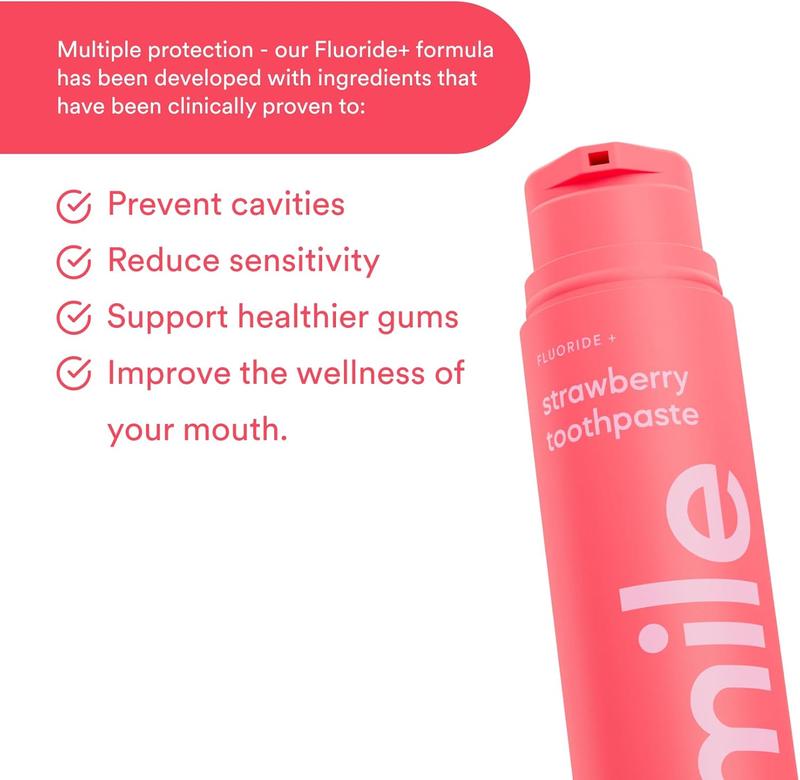 Hismile Strawberry Flavoured Fluoride Toothpaste