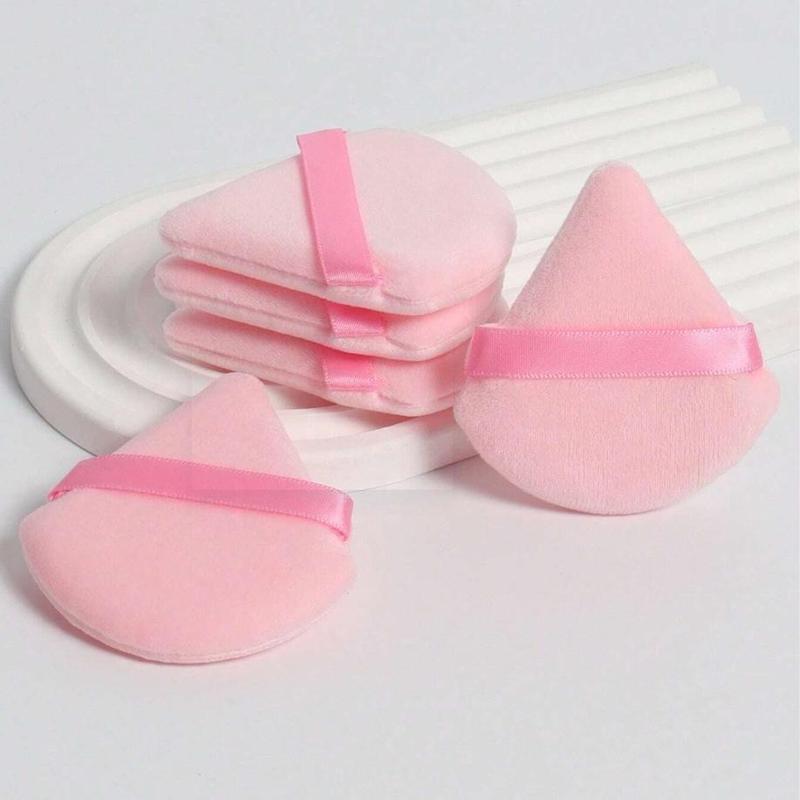 Soft Triangle Powder Puff, 50pcs Triangular Makeup Sponge Puff, Professional Makeup Tool for Women & Girls