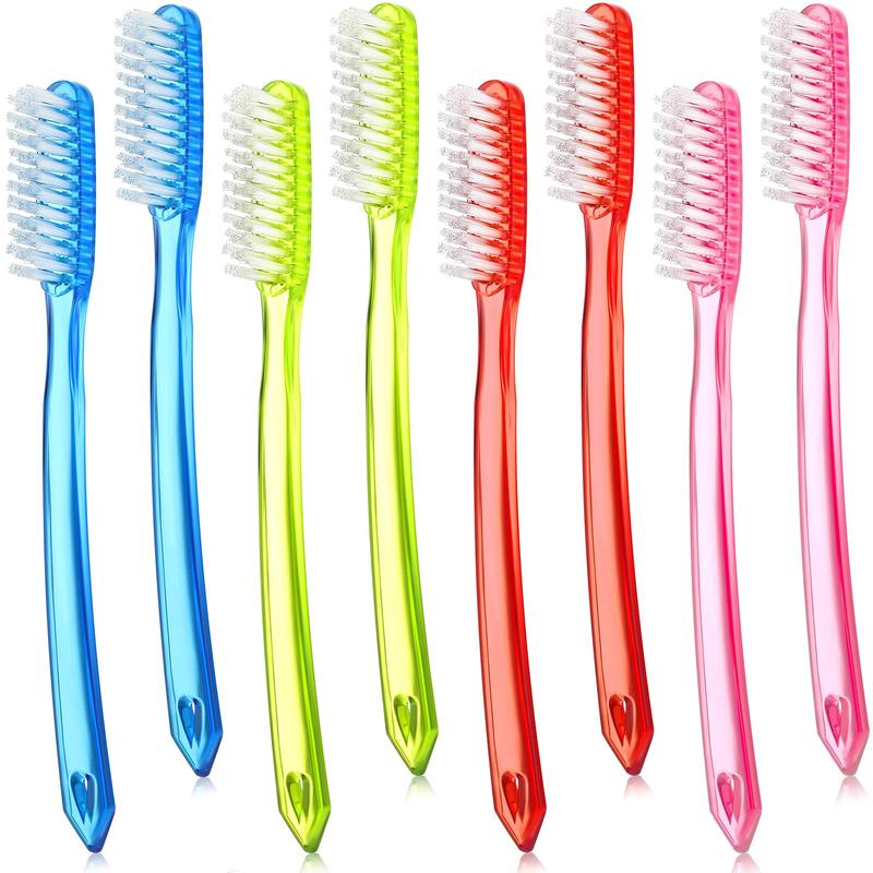 Extra Hard and Firm Toothbrush for Adults Bulk Huge Head Bristle Full Head Toothbrush Manual Toothbrush for Cleaning Tooth Stain Whitening Teeth Toothbrush(8 Pieces)