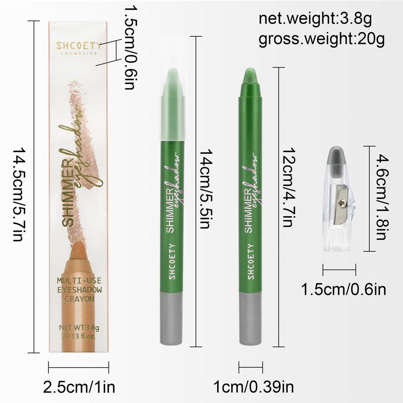 Long Lasting Glitter Pearlescent Eyeliner, Shimmering Eyeshadow Pen, High Pigmented Eye Makeup Pen, Colorful Eye Makeup Products for All Styles and Occasions