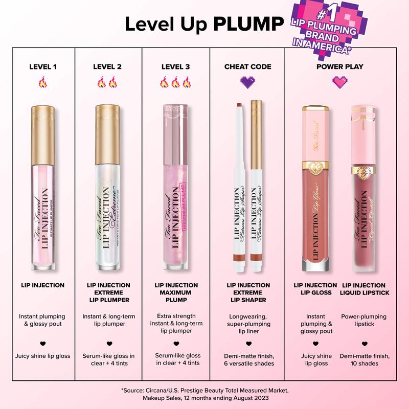 Too Faced Lip Injection Maximum Plump Extra Strength Lip Plumper Gloss