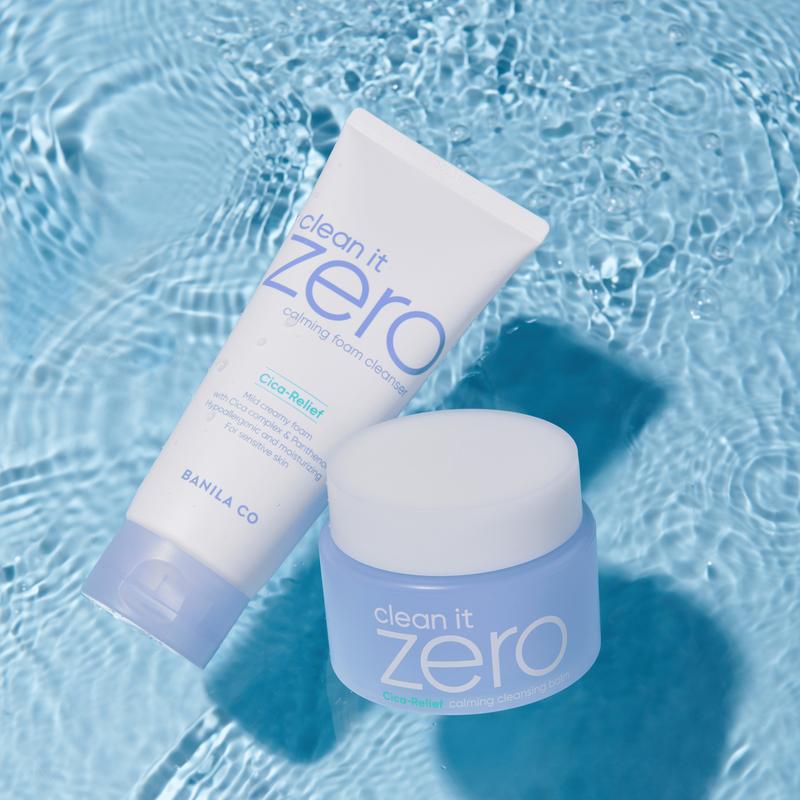 Clean It Zero Calming Foam Cleanser - Soothing & Hydrating for Sensitive Skin