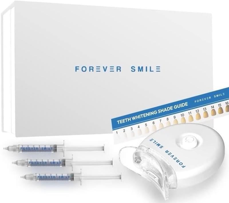 Gentle and Effective Forever Smile 5X LED Teeth Whitening Kit for Sensitive Teeth - Oral