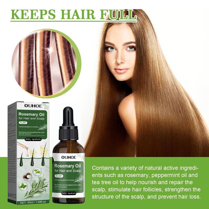 Multi-function Hair & Scalp Treatment Oil, Natural Essence Treatment Oil for All Hair Types, Hair Nutrition Solution, Daily Hair Care Products, Smoothing Fuzz Hair, Moisturizing Scalp