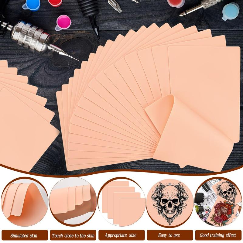 70 count   Practice Kit, Include 20 count  Practice  & 50 count  Transfer Paper, for Beginners   Tattooing (7.5 * 5.8 11.6 * 8.2 IN)