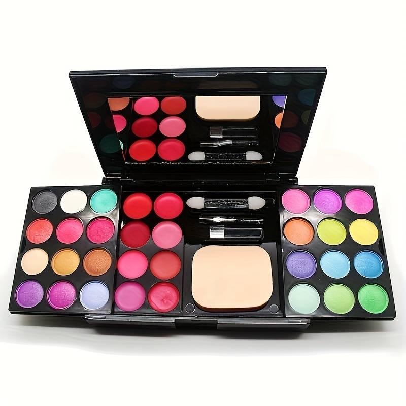 39 Color Makeup Palette with Cosmetic Mirror Set, Eye Shadows Palette & Blush & Concealer & Lip Gloss, Long Lasting Multifunctional Makeup Products