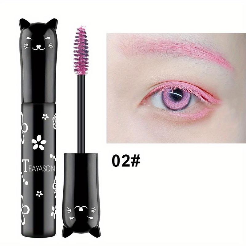 Water Proof Colored Mascara, Tinted Curling Eyelash Extensions Volume Building Mascara, Volumizing Styling Defining Mascara for Daily Makeup, Professional Eye Enhancement Makeup Products