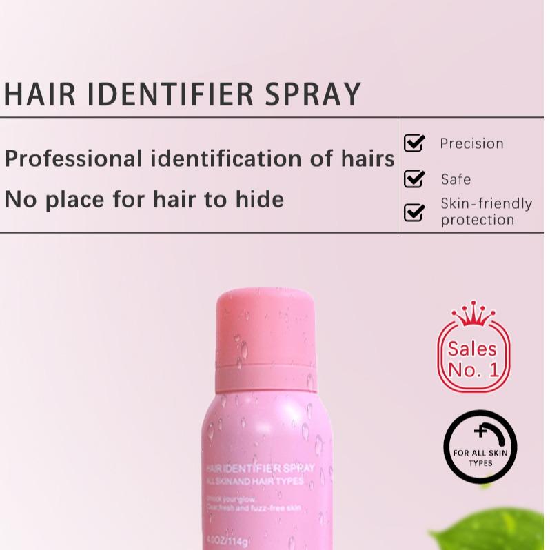 skn body (spray plus razor)Hair Identifier Spray for Face Shaving, Thanksgiving, Christmas gifts,Skin Body Face Hair Identifier Spray, Skin Dermaplaning Spray for Face dermo planing Body Care Hair Removal peach fuzz white spray gentle hair