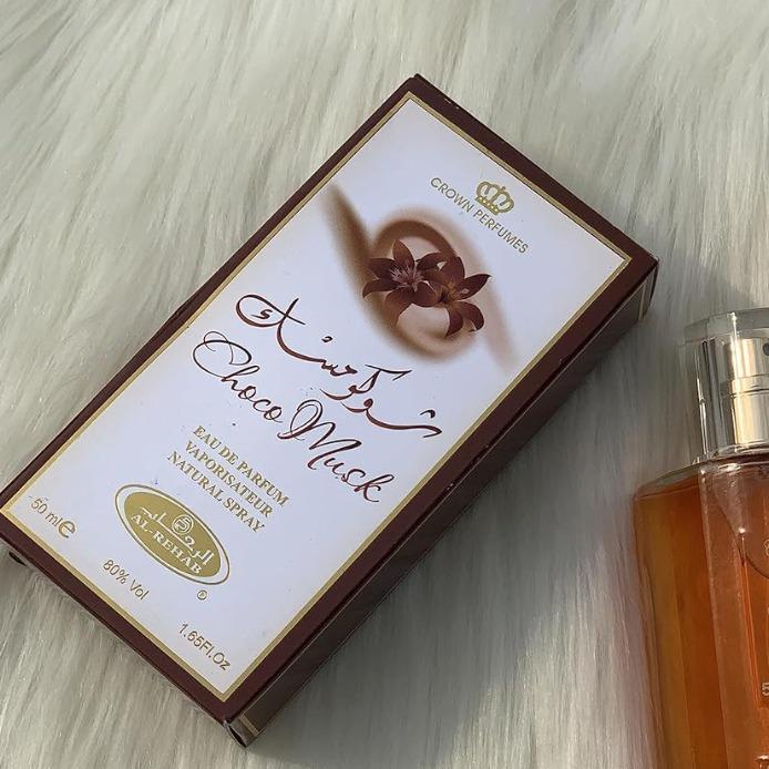 Choco Musk Arabian Perfume Spray -50ml by Al Rehab by Crown Perfumes Unisex Scent