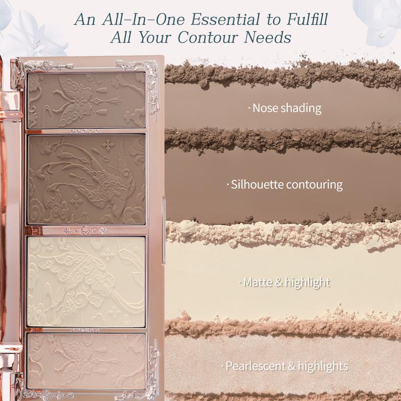 Flower Knows Butterfly Cloud Collar Collection Embossed Highlight & Contour Palette