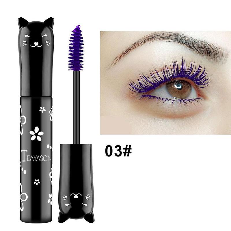 Water Proof Colored Mascara, Tinted Curling Eyelash Extensions Volume Building Mascara, Volumizing Styling Defining Mascara for Daily Makeup, Professional Eye Enhancement Makeup Products