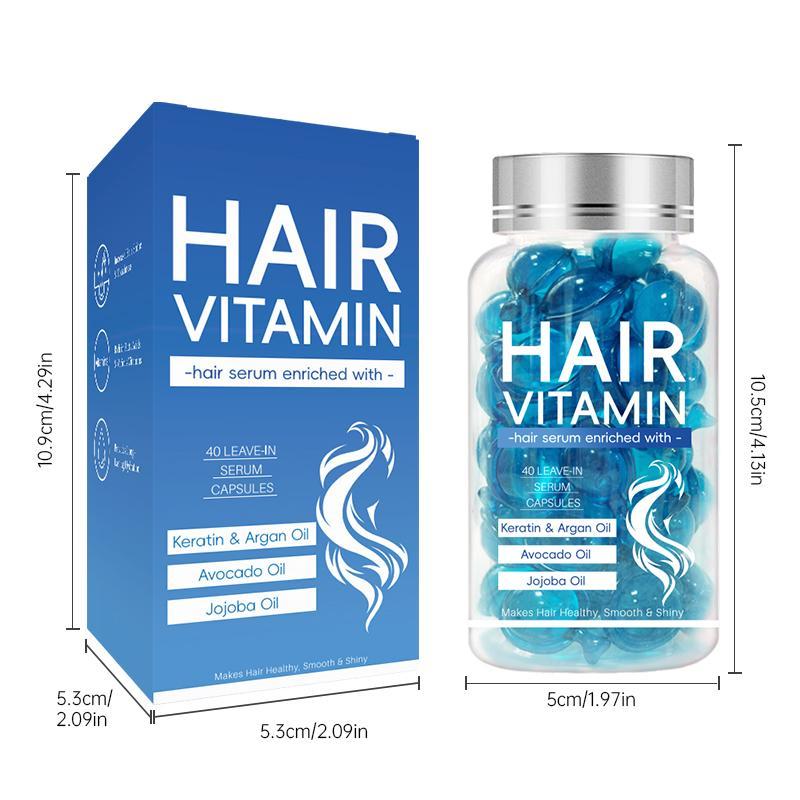 Hair Vitamin Capsule, 3 Boxes(40pcs box) Hair Care Serum Capsule, Professional Hair Care Product for Women & Men All Hair Types