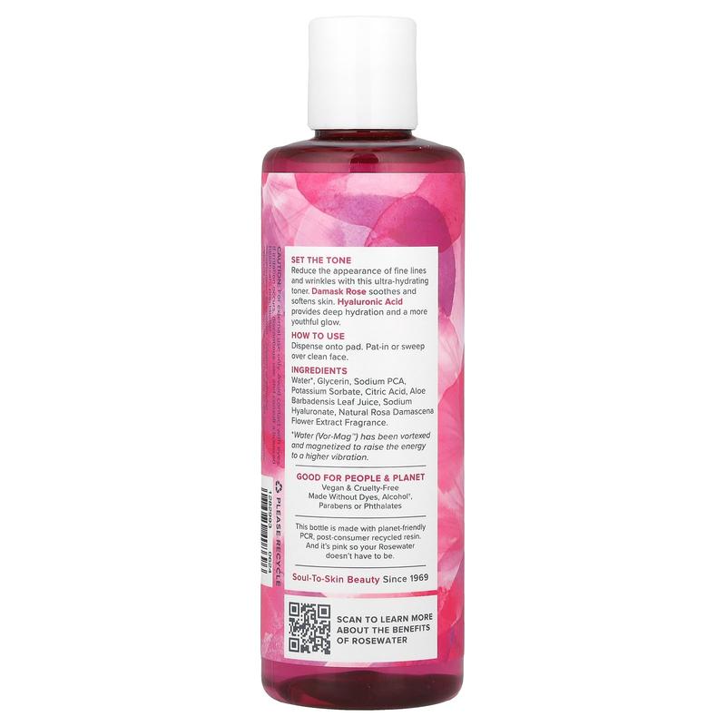 Heritage Store Rosewater Toner, 8 fl oz (237 ml)