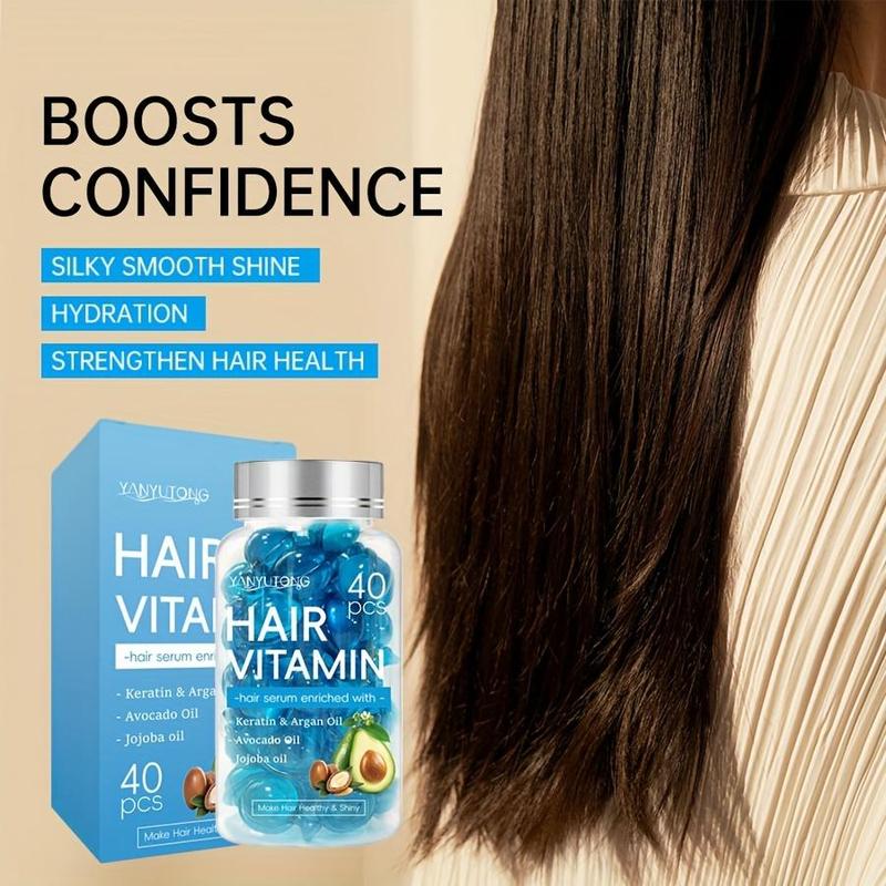 Hair Vitamin Capsule, 1 Count Hair Care Vitamin Serum, Hair Thickening Serum, Hair Care & Styling Product for Women & Men