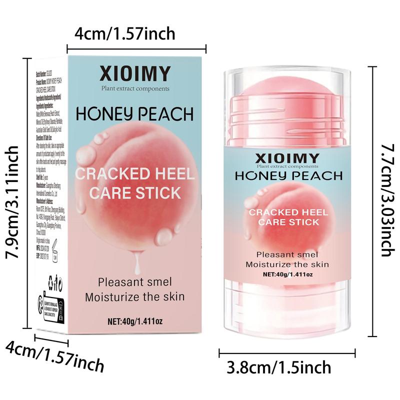 40g Peach Extract Foot Care Stick, Deep Moisturizing Foot Skin Care Stick, Foot Skin Care Product for Women & Men