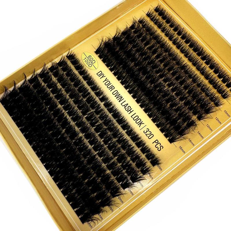 D Curl Mixed Size Individual Eyelash, 1 Set Natural Look Lash Clusters Eyelash Extensions, Self Grafting Eyelash Clusters, False Eyelashes Clusters, Summer Gift, Fall Gift, Boyfriend Gift, Christmas Gift