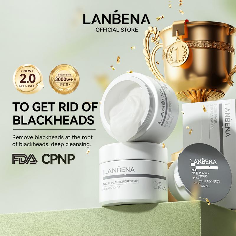 LANBENA Version 2.0 has been newly upgraded Blackhead Remover - Peel Off Mask for Nose & Face, Blackhead Removal Kit 1.05oz