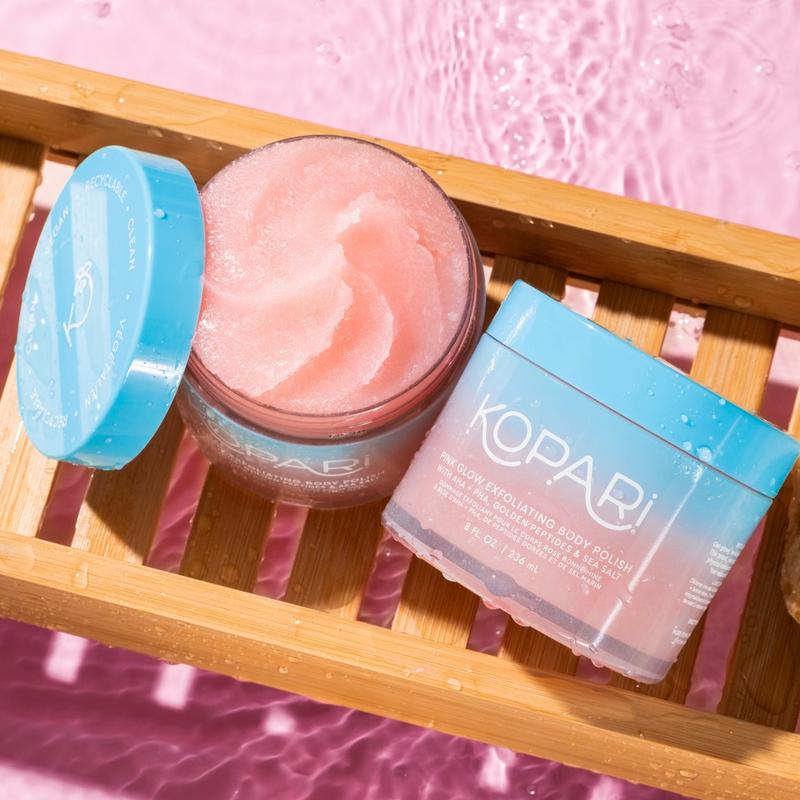 Pink Glow Exfoliating Body Polish by Kopari Beauty