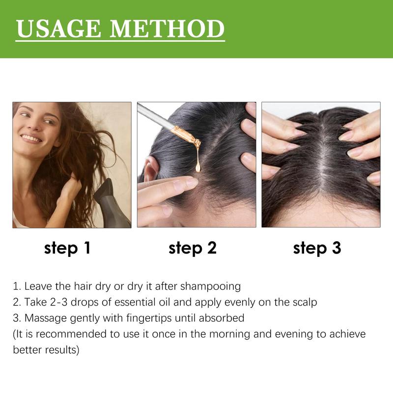 Multi-function Hair & Scalp Treatment Oil, Natural Essence Treatment Oil for All Hair Types, Hair Nutrition Solution, Daily Hair Care Products, Smoothing Fuzz Hair, Moisturizing Scalp