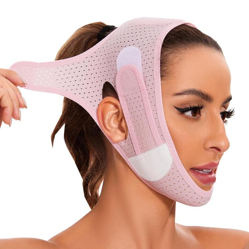 V-Line Mask Double Chin Reducer Strap for sleeping jawline Shaped Face slimming Jaw Exerciser lift tape Women Comfort Skincare Comfort Skincare