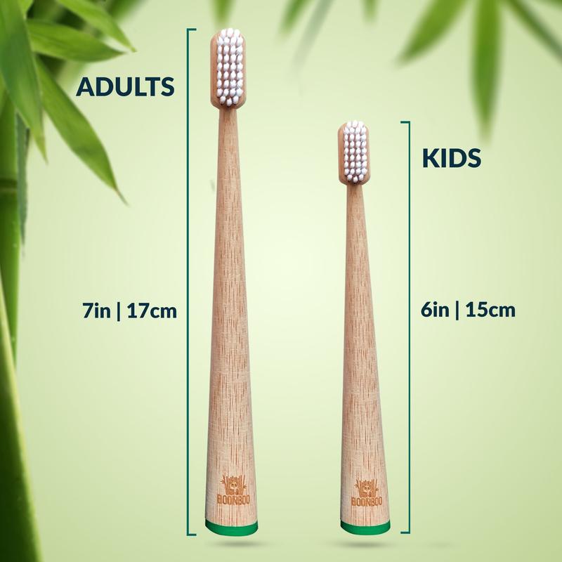 BOONBOO Toothbrush | Bamboo Toothbrush | Sustainable & Biodegradable | Environmentally Friendly