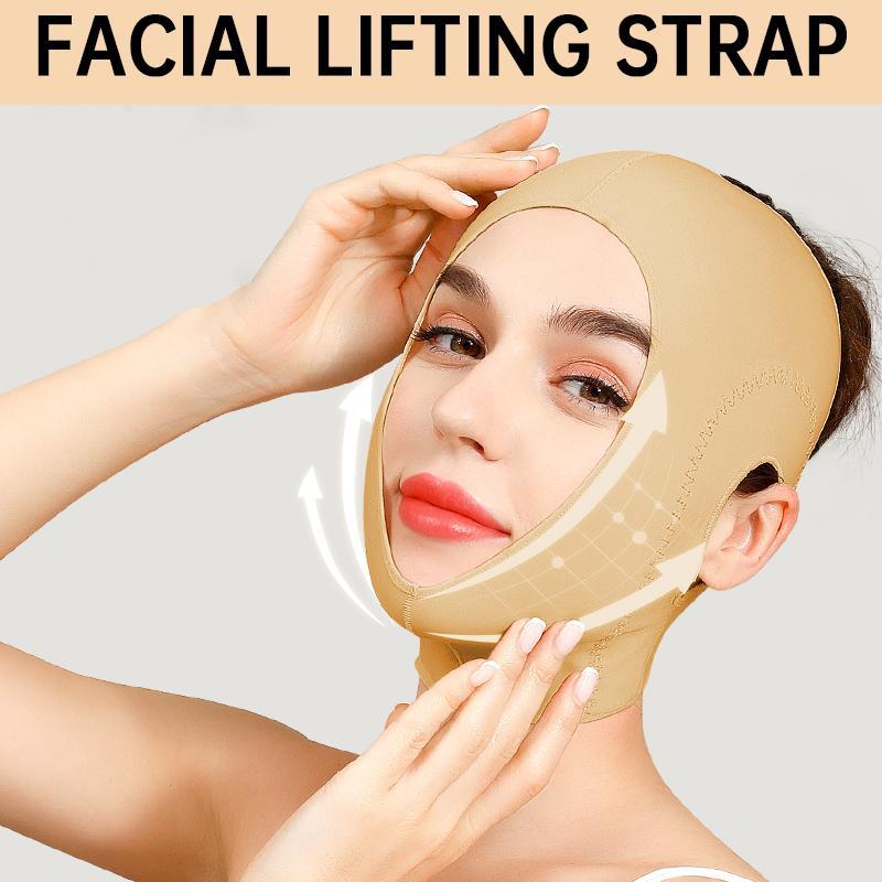 Double Chin Reducer, 1 Count Face Lifting Strap, Face Neck Firming Bandage for Women & Girls