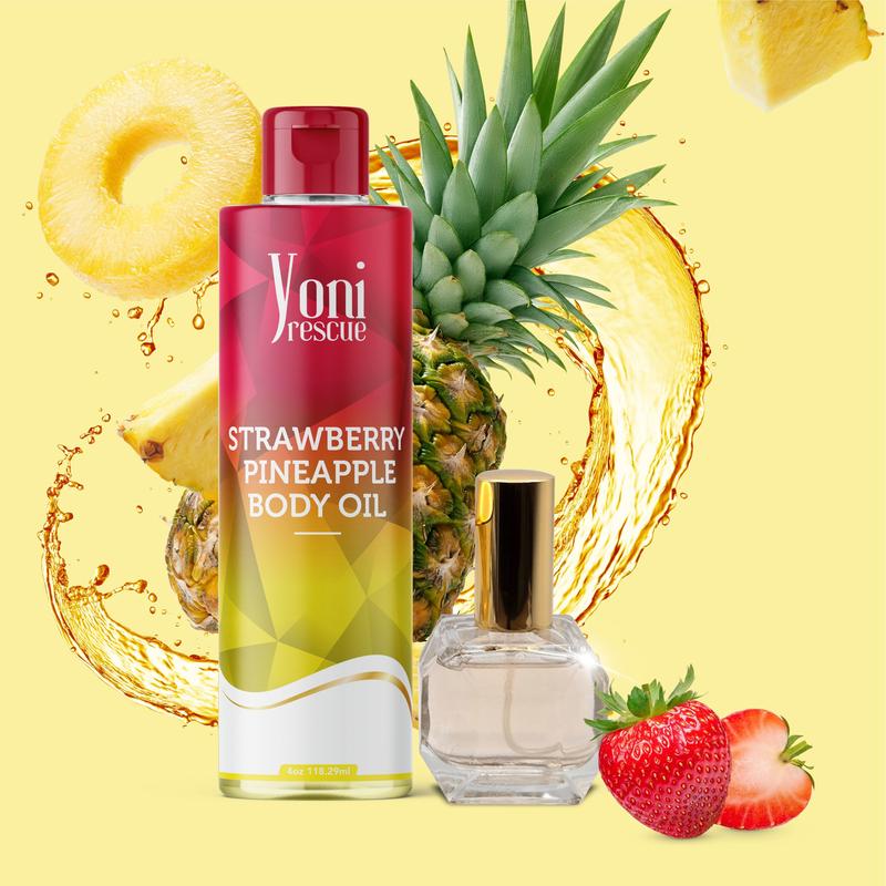 Strawberry Pineapple 2 pc set - Body Oil + Eu De Parfum