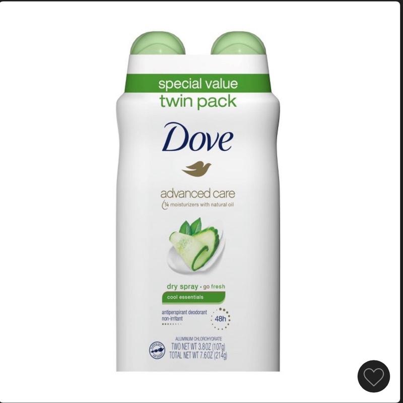 Dove Body Cucumber & Green Scent Scent Pack Of 2 150 ml - Long-Lasting Fragrance for All Day Freshness - Aroma, Scented, Body Care