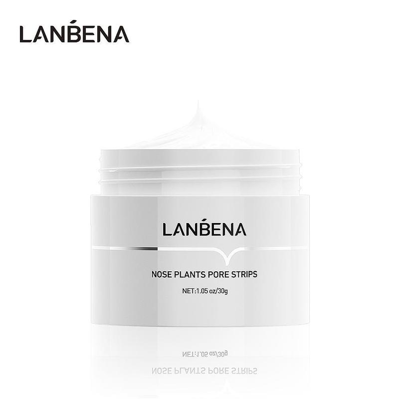 LANBENA Blackhead Pore Remover Mask Aloe extract Facial Peeling Nose Strip  Cleansing 30g Skin care Comfort Gentle Repairing Smoothing