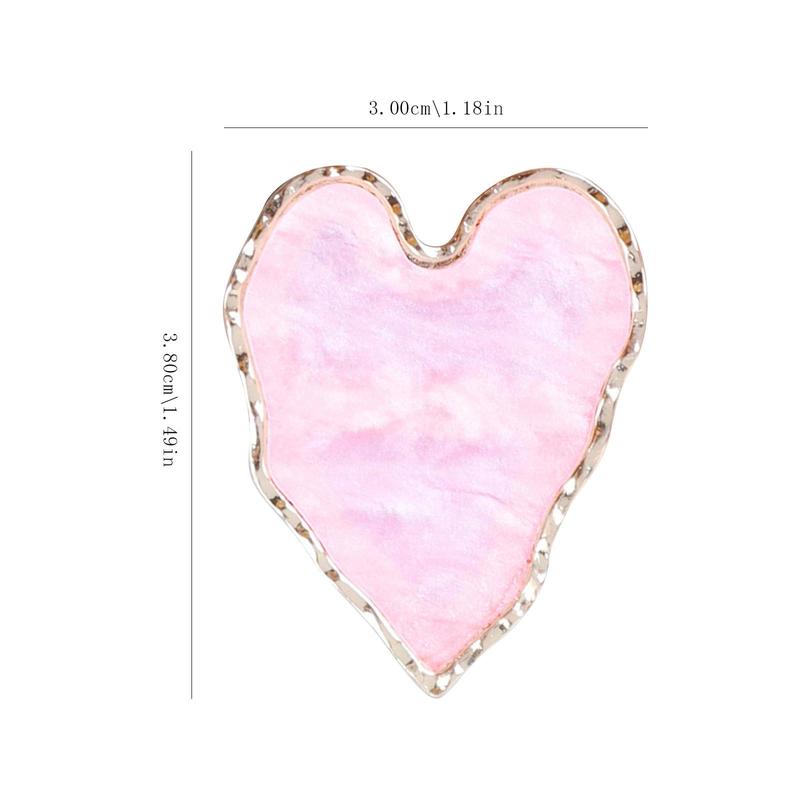 Portable Nail Art Ring Color Palette, Creative Heart Pattern Nail Art Color Mixing Palette, Nail Art Tool For Nail Art