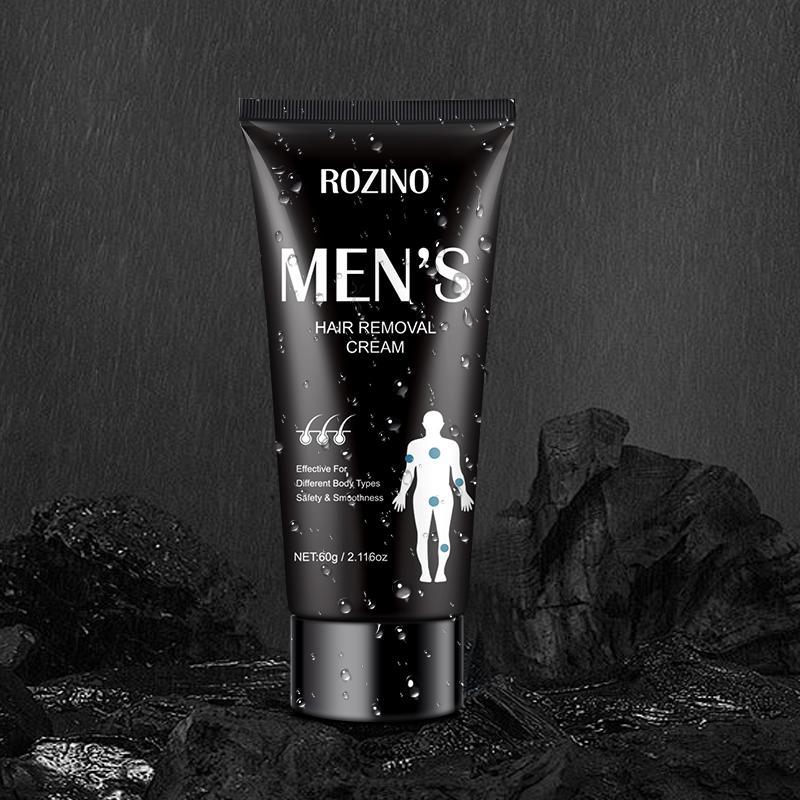 Men's Painless Hair Removal Cream, Long-lasting Nonirritating Fast Cleaning Hair Removal Cream, Suitable for All Skin Types