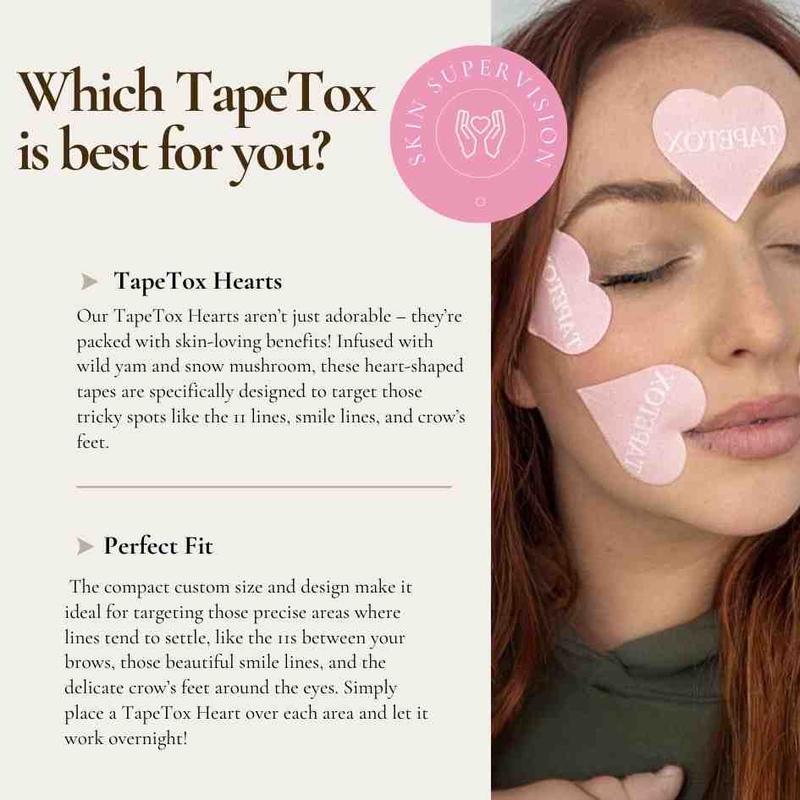 skin supervision heart TapeTox natural wrinkle smoothers for patches north Pack Skincare Brightening Calming acne  patches Invisible Acne Invisible Acne Large Acne Colorful Star