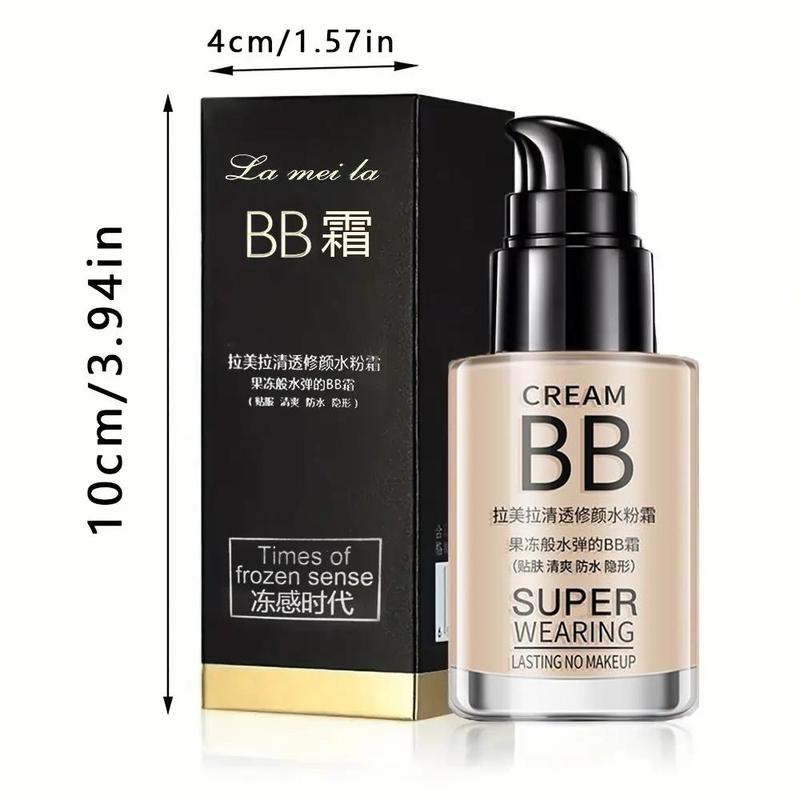 BB Cream, Long-lasting BB Cream, Full Coverage Flawless Makeup Cream, Hydrating Nourishing Makeup Base Primer, Cosmetics Makeup Accessories for Women