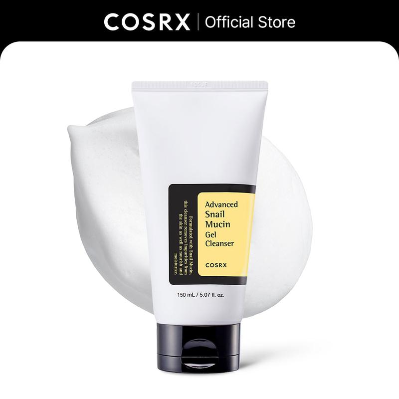 [COSRX OFFICIAL] Advanced Snail Mucin Gel Cleanser 150ml foaming  facial wash snail slime