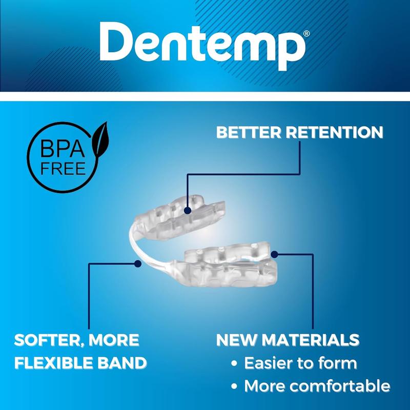 Dentemp Ora-Guard Custom Fit Dental Guard - Bruxism Night Guard for Teeth Grinding - Mouth Guard for Clenching Teeth at Night - Comfortable Mouth Guard for Sleeping - Relieve Soreness in Jaw Muscles, Nighttime Comfort-Fit Dental Guard Dental Guard