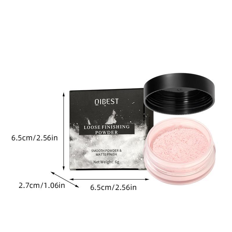 Long Lasting Matte Loose Finishing Powder, 1 Count Oil Control Makeup Setting Powder, Lightweight Facial Makeup Products for Women