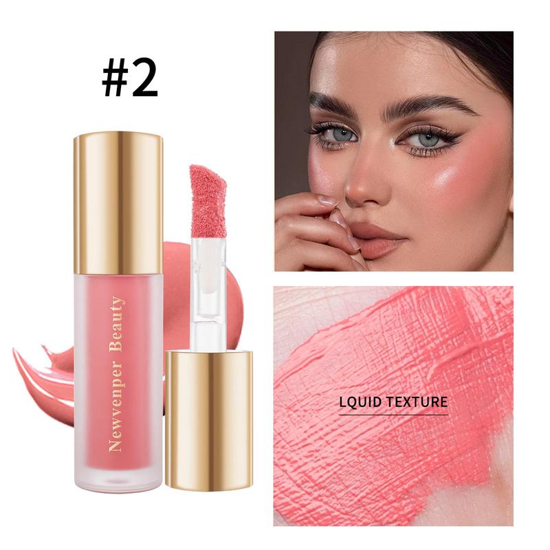 Long Lasting Liquid Highlighter & Liquid Blush, 1 Set Moisturizing Liquid Highlighter & Liquid Blush for Women & Girls, Suitable for Face & Body