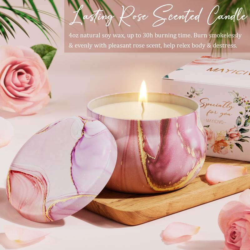 MAYICIVO Friendship & Self-Care Spa Gift Basket, Rose Lavender Ocean Relaxation Spa Gift Baskets Women’s Care Self Gifts Thank You Gifts Thanksgiving Christmas Gifts for Women Mom Sister Her Best Friend Nurse Teacher Graduation Body Care Comfort