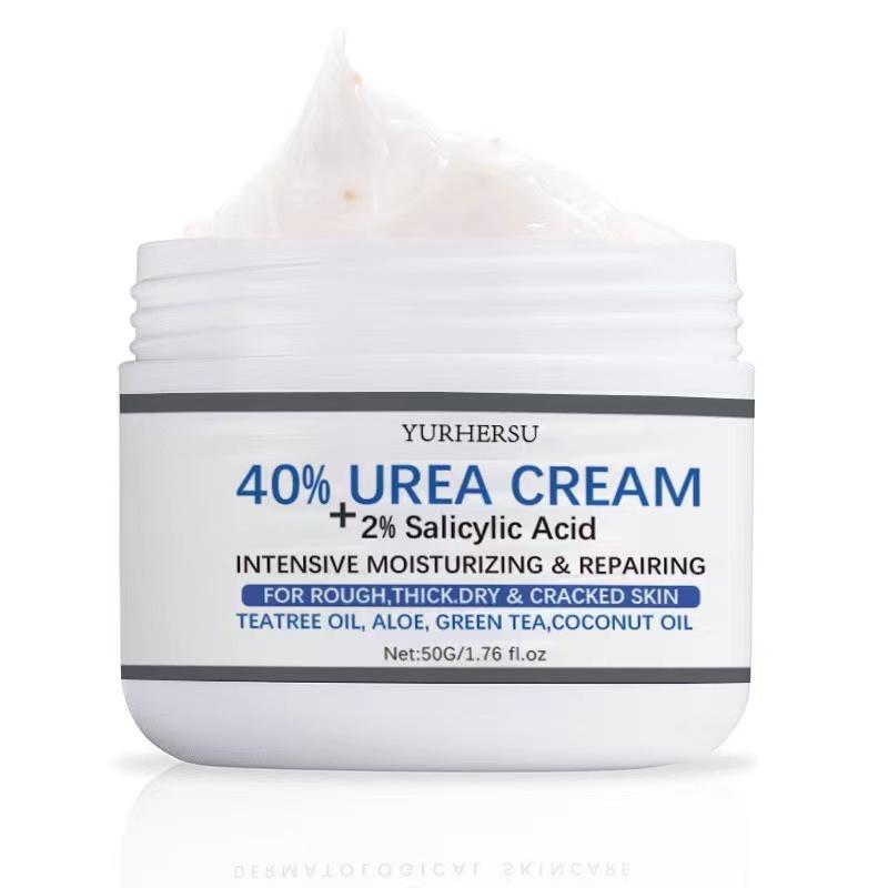 Urea & Salicylic Acid Moisturizing Hand & Foot Cream, Moisturizing Foot Cream, Foot Care Product for Dry Cracked Skin