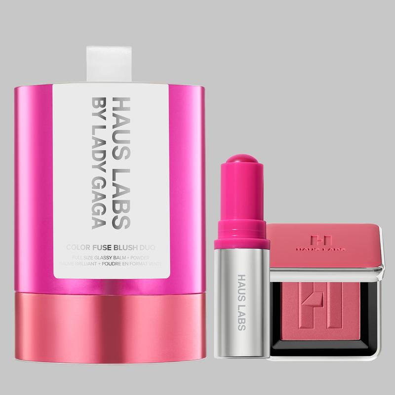 COLOR FUSE INNOVATION GLASSY BALM + POWDER BLUSH DUO