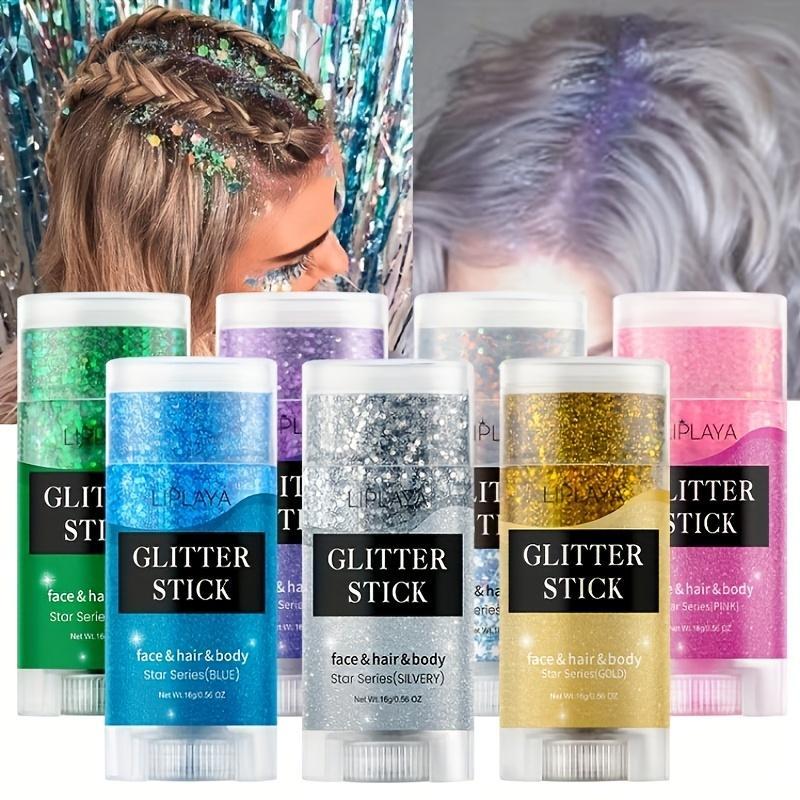 Glitter Stick for Face & Body, 1 Count Body Glitter Gel for Concerts, Parties, Music Festivals, Body Makeup Accessories for Women